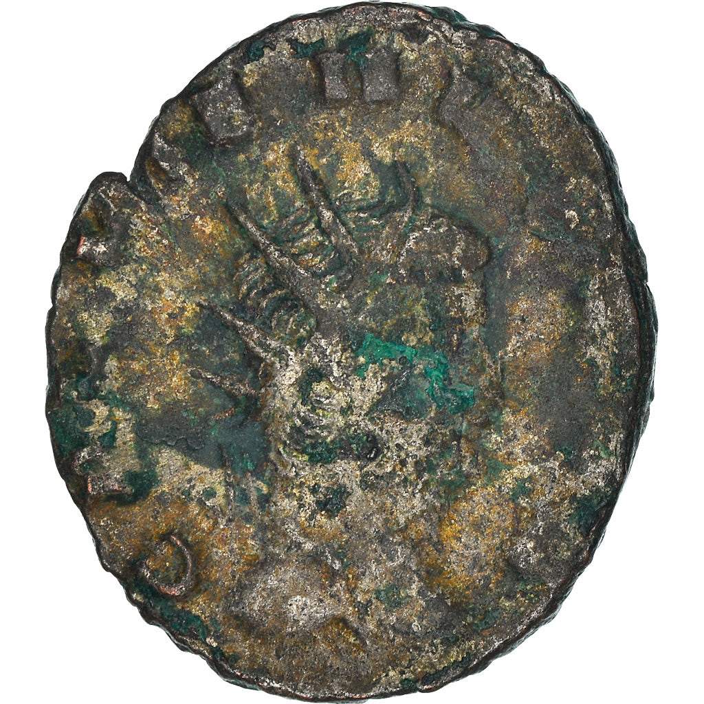 Moneda, Gallienus, Antoninianus, AD 260-268, BC+, Vellón, RIC:236