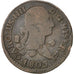 Spain, 4 maravedis, 1803, Segovia, KM #427, VF(20-25), Copper, 5.09