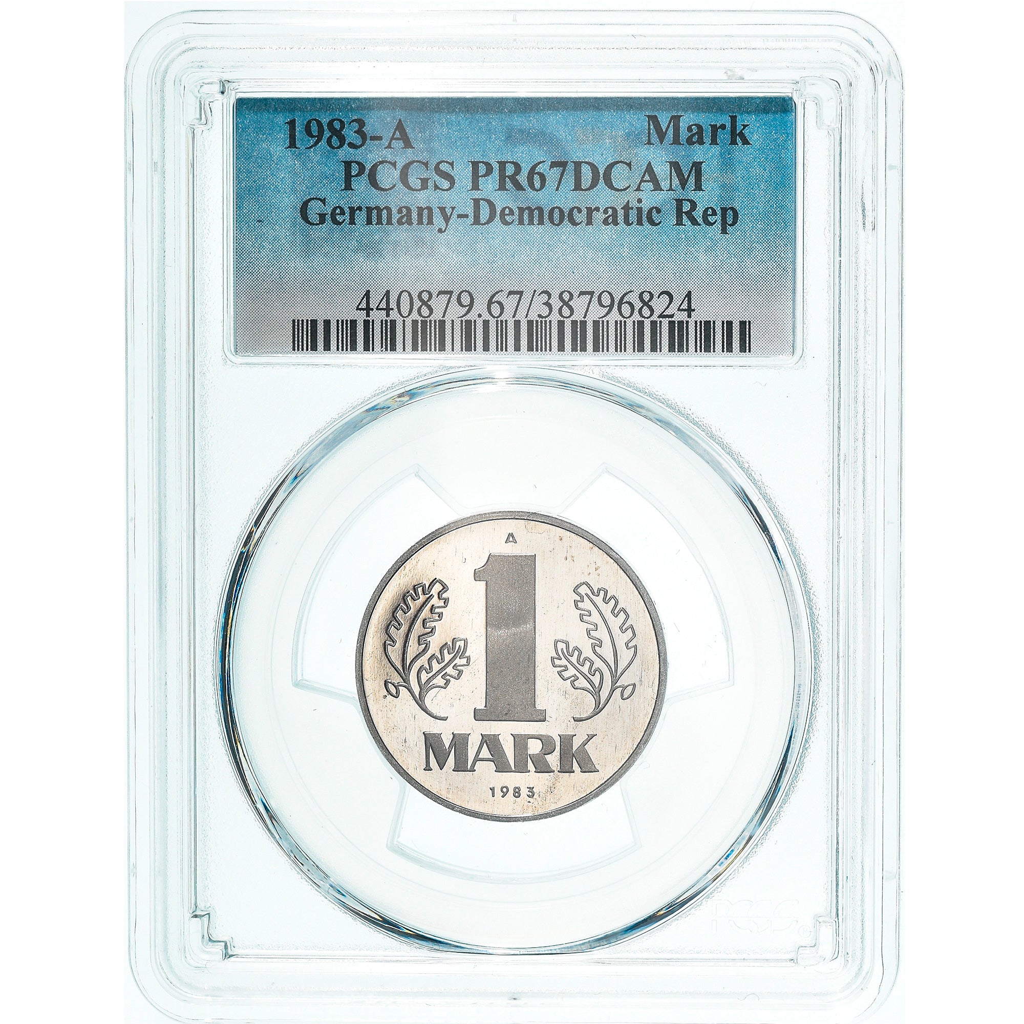 Coin, GERMAN-DEMOCRATIC REPUBLIC, Mark, 1983, Berlin, PCGS, PR67DCAM, MS(65-70)