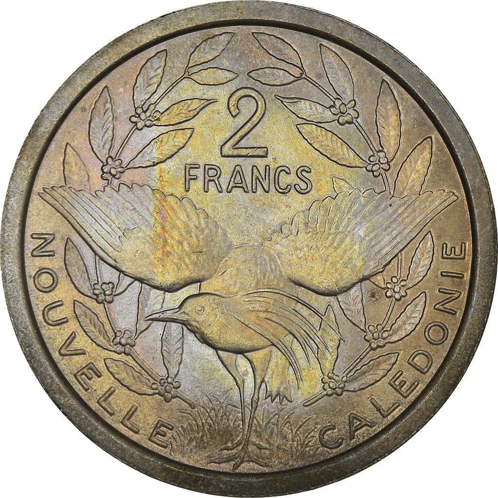 Münze, Neukaledonien, 2 Francs, 1949, Paris, ESSAI, VZ+, Nickel-Bronze, KM:E6