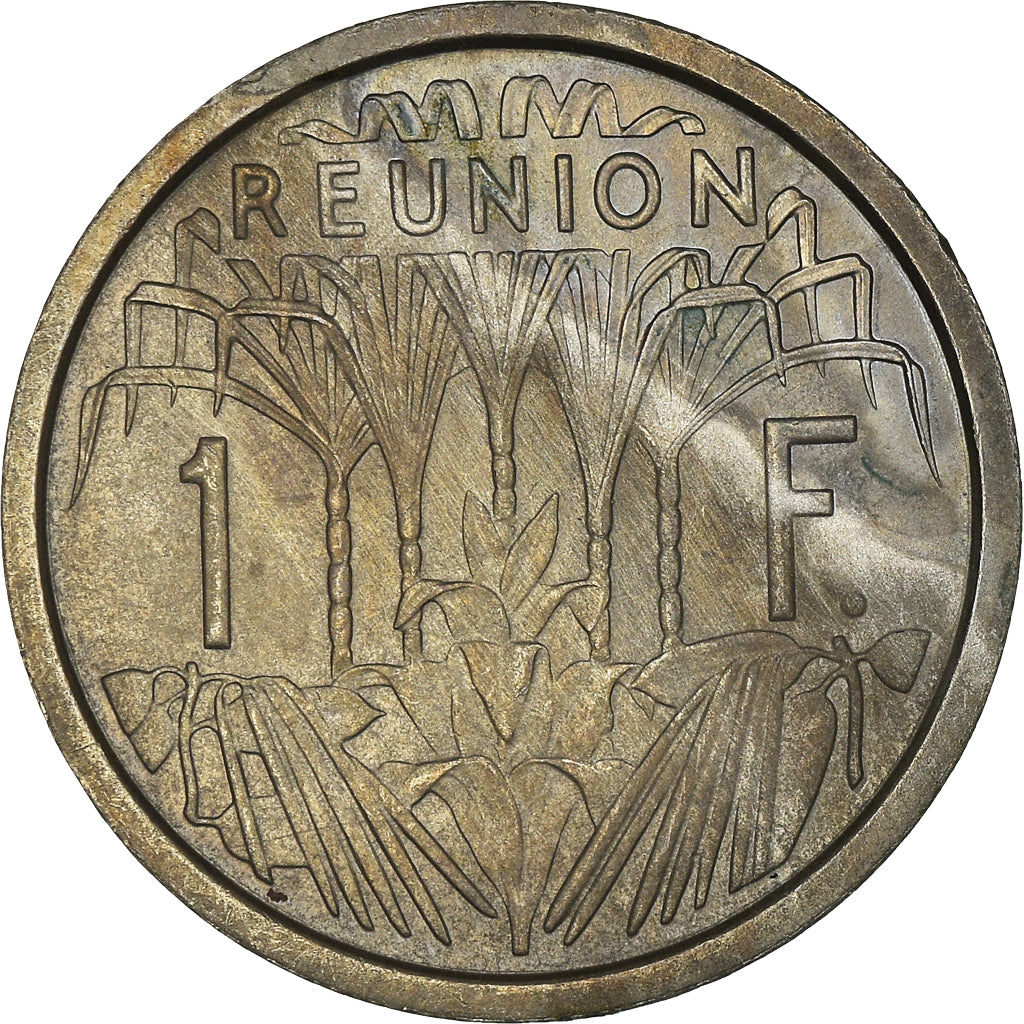 Moeda, Reunião, Franc, 1948, ENSAIO, EF(40-45), Cobre-níquel, KM:E3