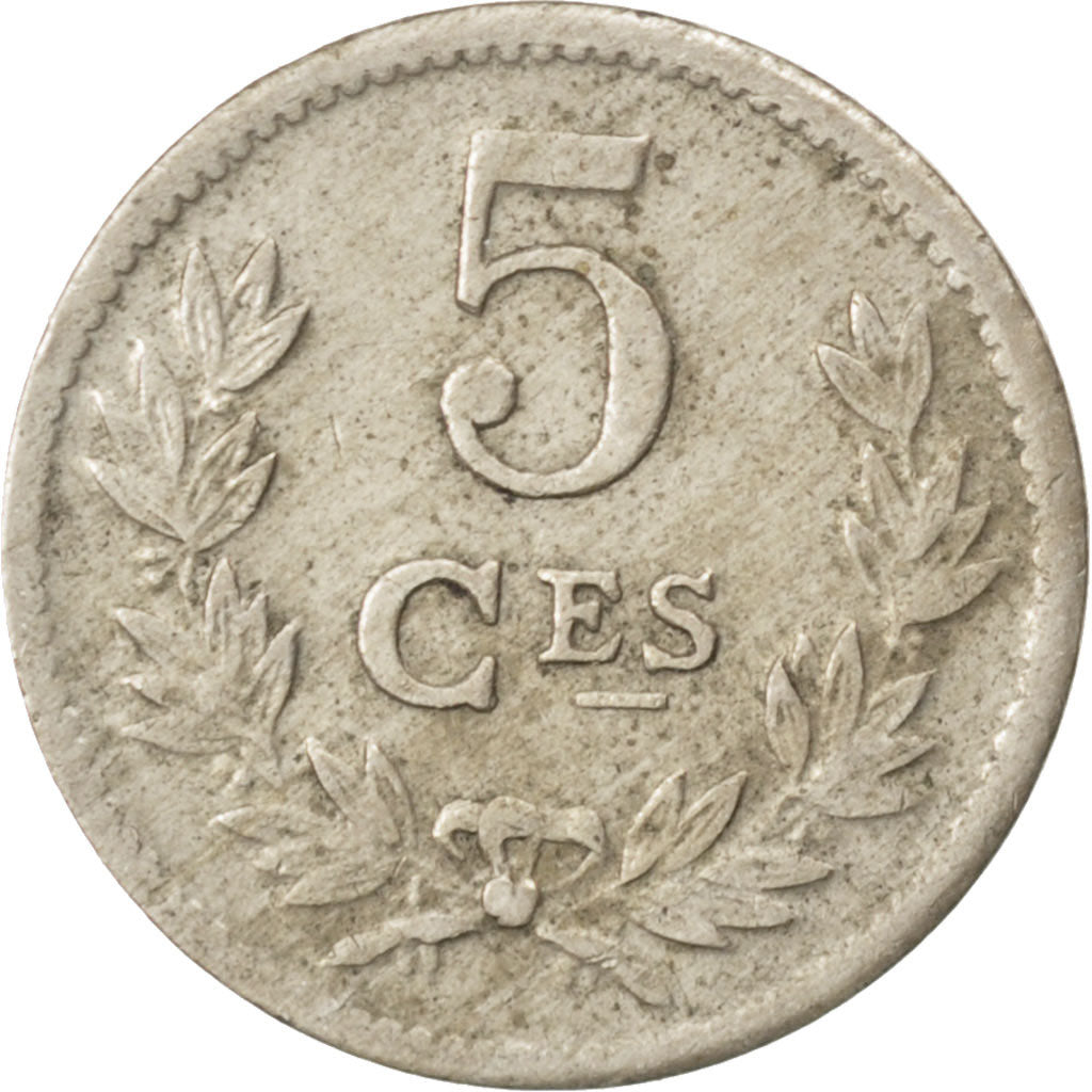 Coin, Luxembourg, Charlotte, 5 Centimes, 1924, EF(40-45), Copper-nickel, KM:33