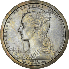 Coin, French Somaliland, Franc, 1948, Paris, ESSAI, MS(63), Copper-nickel