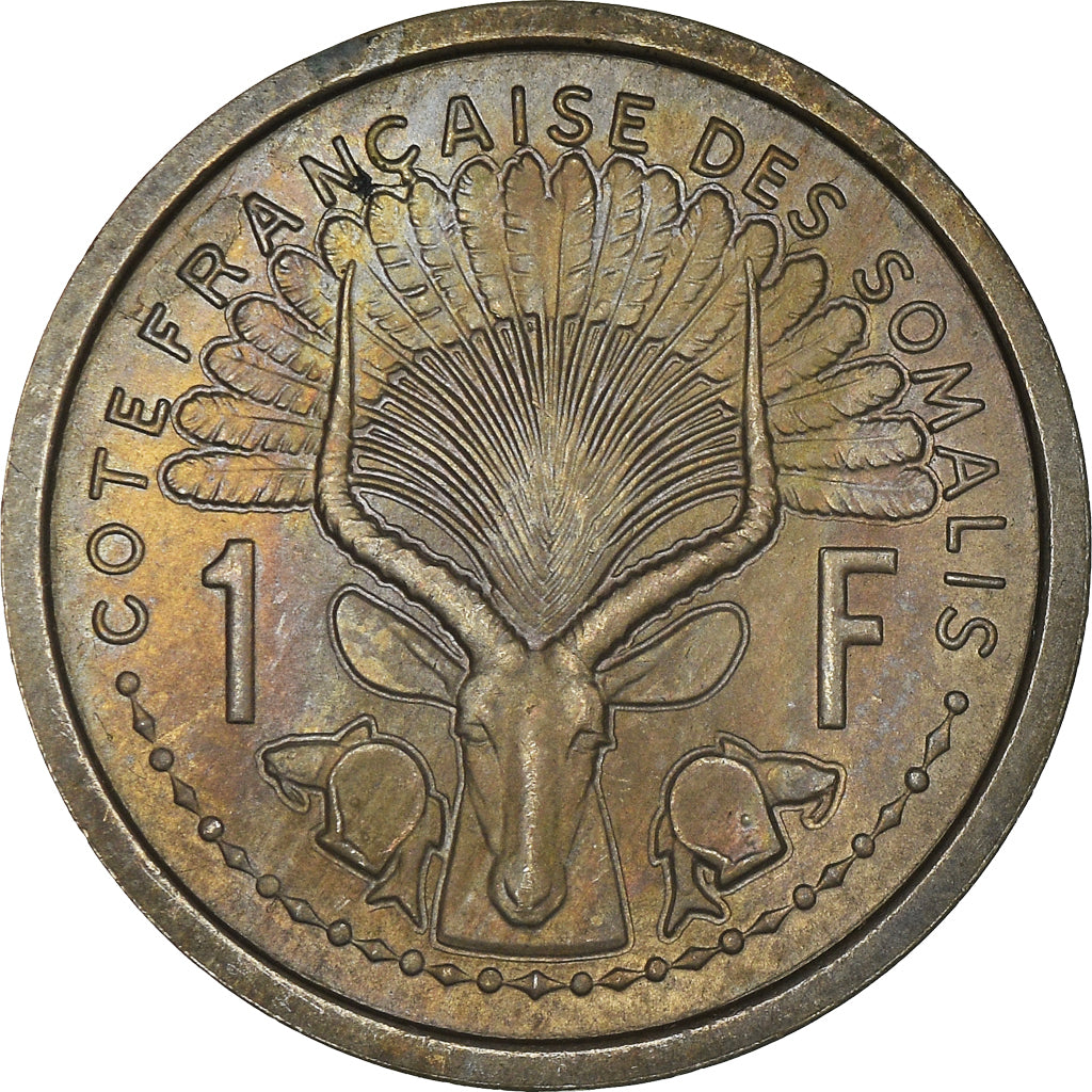 Coin, French Somaliland, Franc, 1948, Paris, ESSAI, MS(63), Copper-nickel