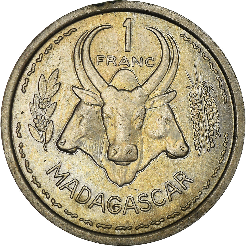 Münze, Madagascar, Franc, 1948, Paris, ESSAI, VZ, Copper-nickel, KM:E1