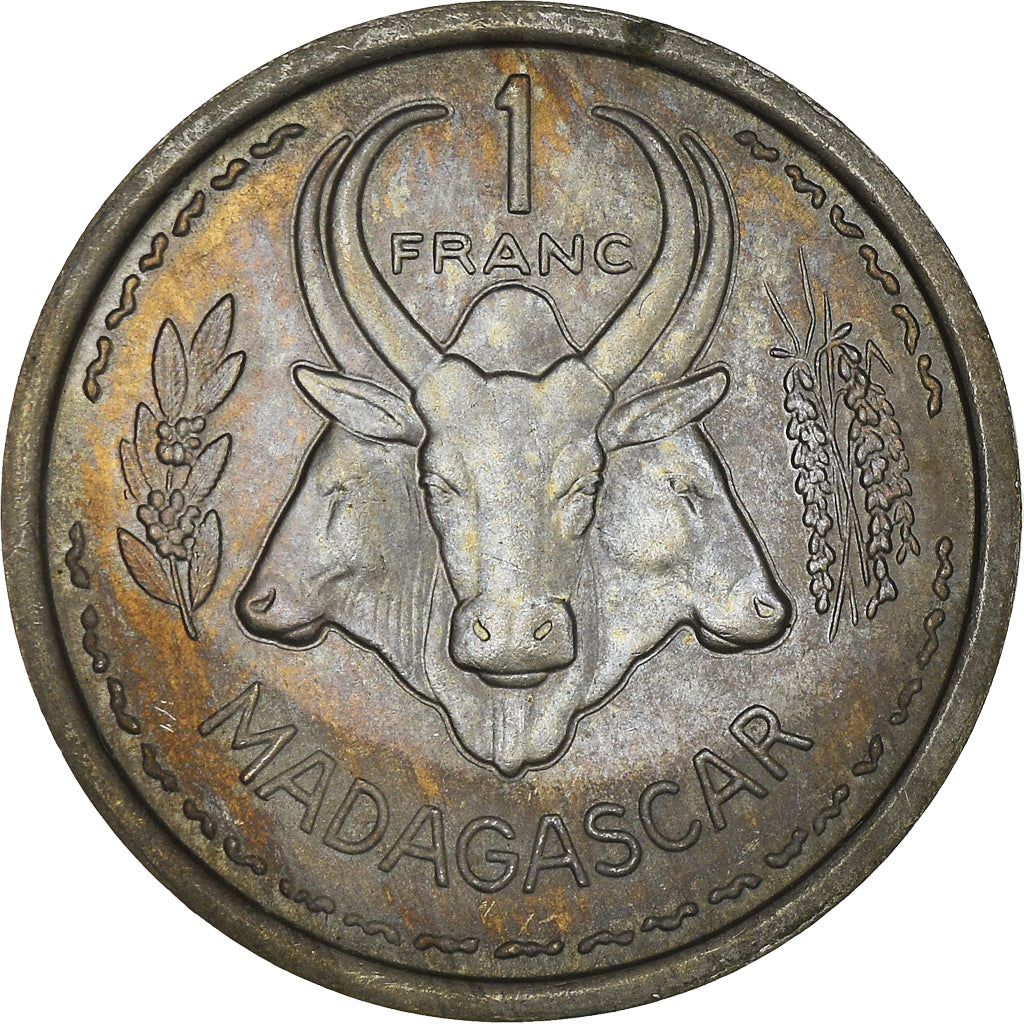 Münze, Madagascar, Franc, 1948, Paris, ESSAI, VZ, Copper-nickel, KM:E1