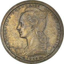 Coin, SAINT PIERRE & MIQUELON, Franc, 1948, Paris, MS(63), Copper-nickel