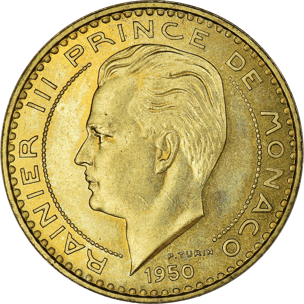 Monnaie, Monaco, Rainier III, 20 Francs, 1950, ESSAI, SUP, Cupro-Aluminium
