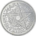 Coin, Morocco, 2 Francs, 1951, Paris, MS(60-62), Aluminum, Lecompte:235