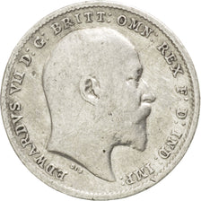 Great Britain, 3 Pence, 1902, KM #797.1, EF(40-45), Silver, 16.1, 1.35
