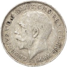 Coin, Great Britain, George V, 3 Pence, 1918, EF(40-45), Silver, KM:813