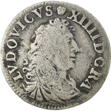 Monnaie, France, Louis XIV, 4 Sols dits « des Traitants », 4 Sols, 1676