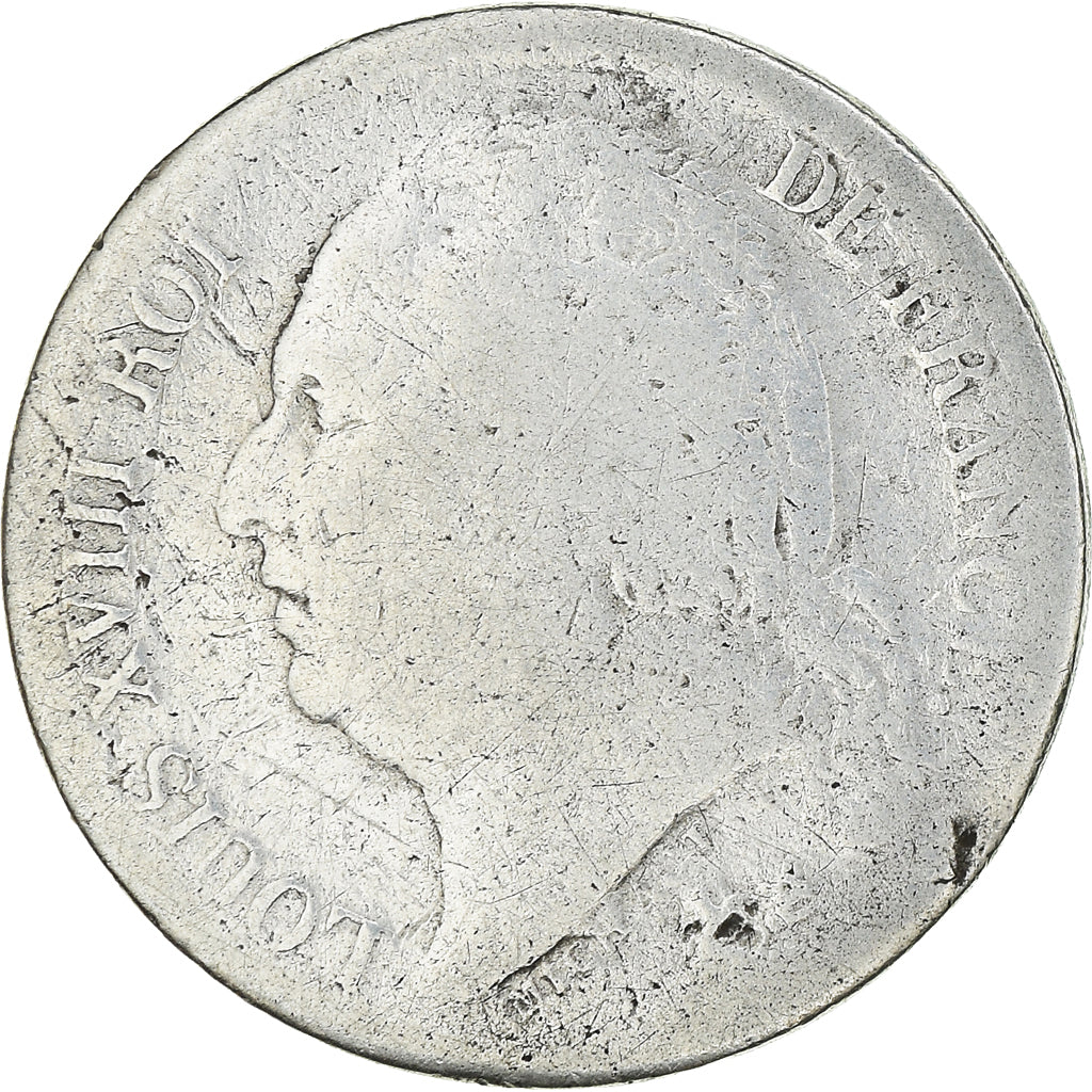 Münze, Frankreich, Louis XVIII, Louis XVIII, 1/2 Franc, 1817, La Rochelle, S