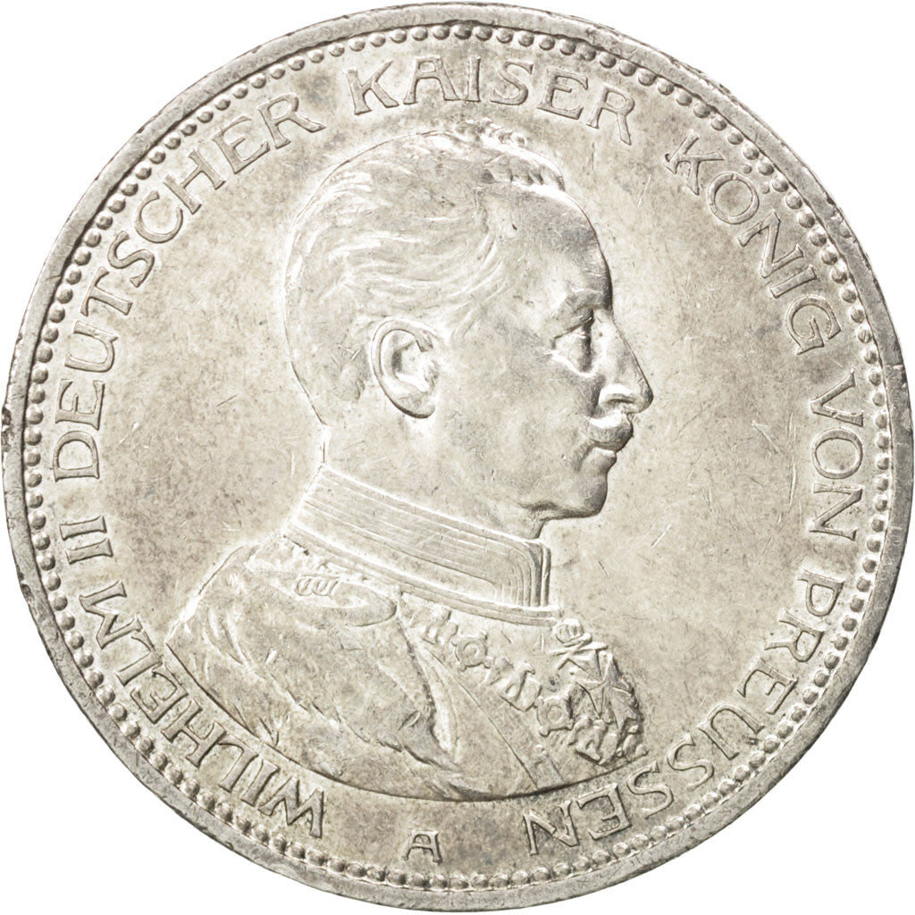 Münze, Deutsch Staaten, PRUSSIA, Wilhelm II, 5 Mark, 1914, Berlin, VZ, Silber
