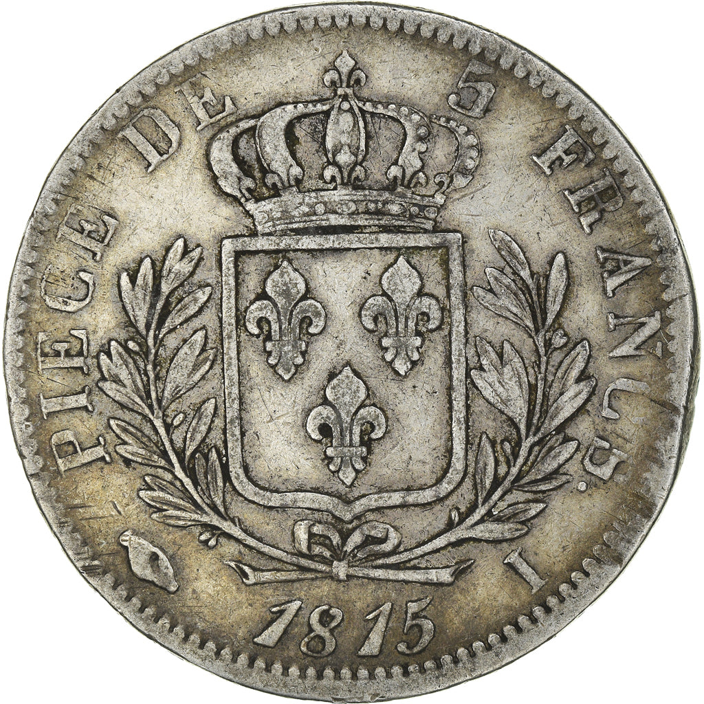 Coin, France, Louis XVIII, 5 Francs, 1815, Limoges, EF(40-45)
