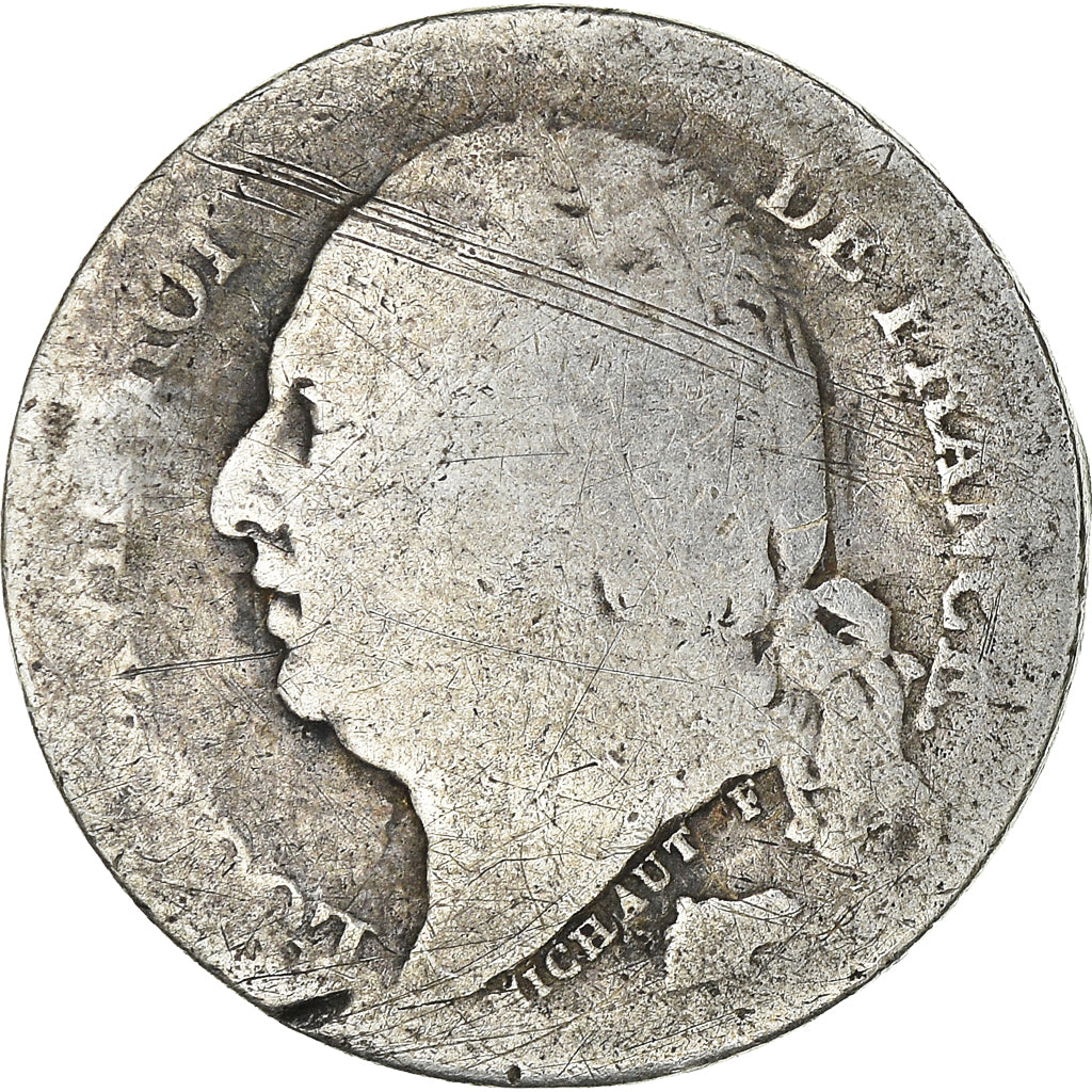 Münze, Frankreich, Louis XVIII, Louis XVIII, 1/2 Franc, 1816, Rouen, SGE+