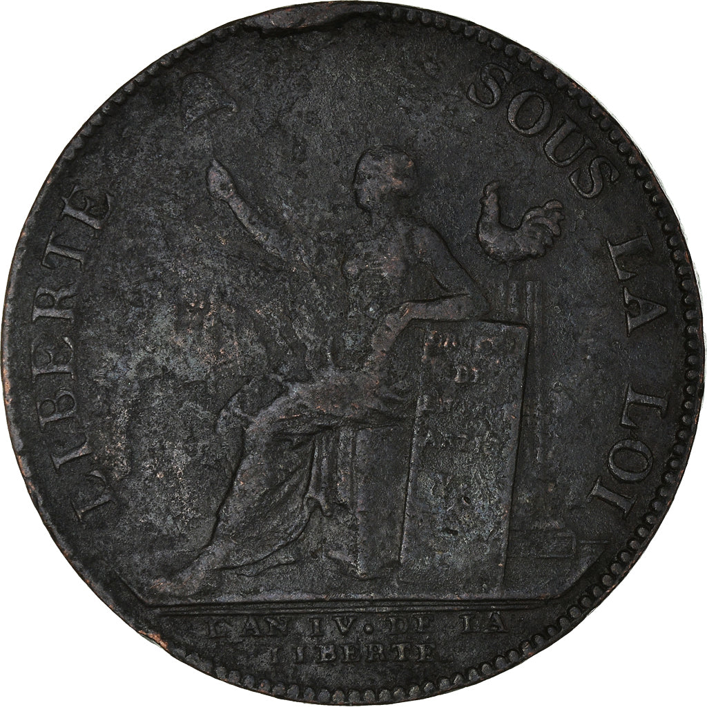 Coin, France, Monneron à la Liberté, 2 Sols, 1792, Birmingham, VF(30-35)