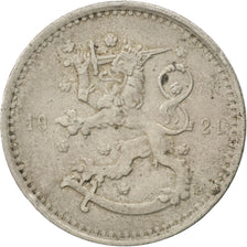 FINLAND, Markka, 1921, KM #27, EF(40-45), Copper-Nickel, 24, 4.81
