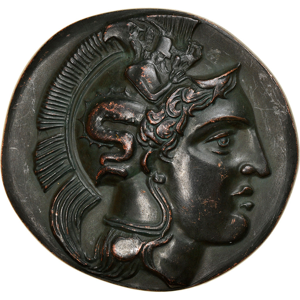 France, Medal, Reproduction, Statère, Lucanie, History, AU(55-58), Copper