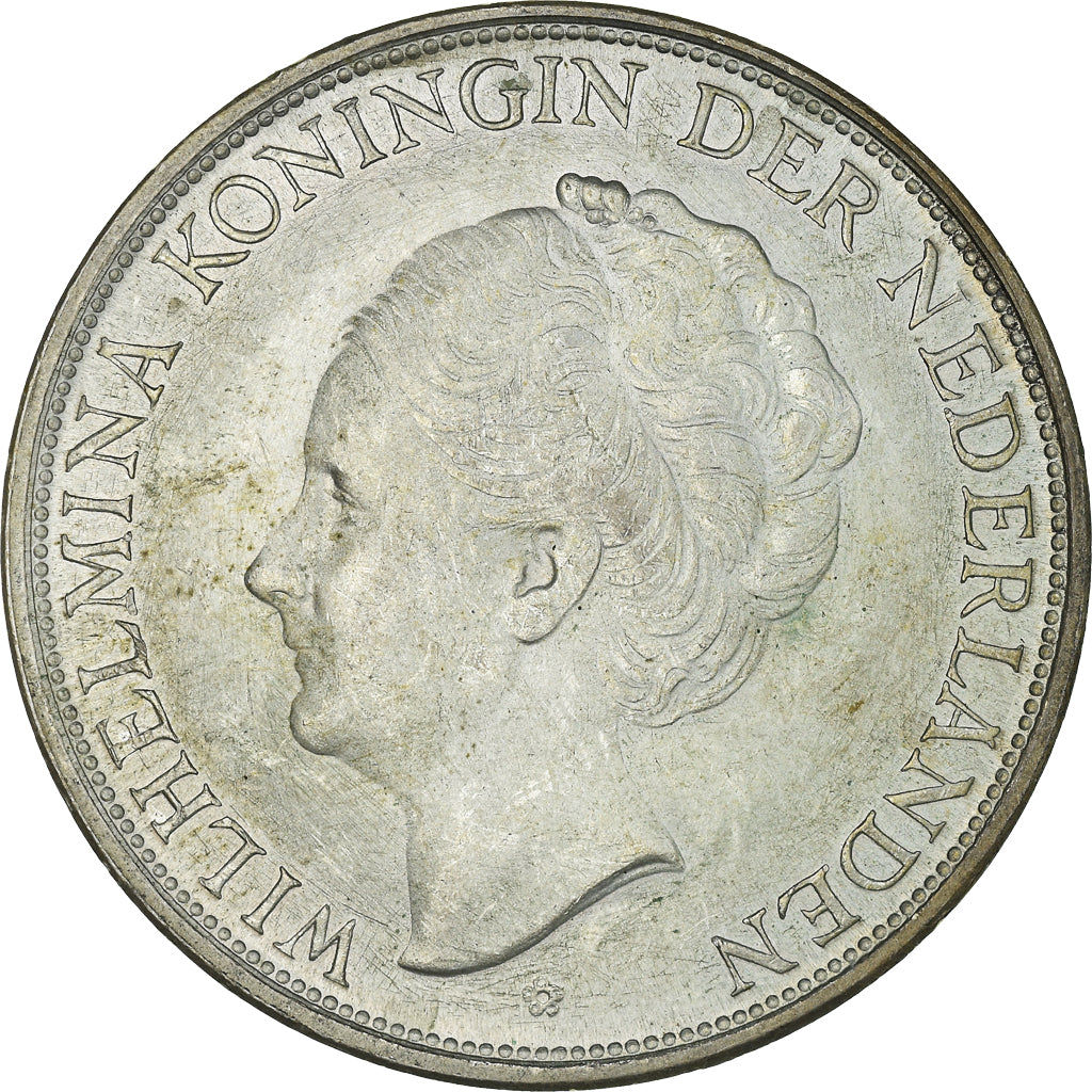 Coin, Netherlands, 2-1/2 Gulden, 1943, MS(63), Silver