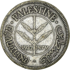 Monnaie, Palestine, 50 Mils, 1927, TTB, Argent, KM:6