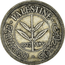 Coin, Palestine, 50 Mils, 1927, AU(50-53), Silver, KM:6