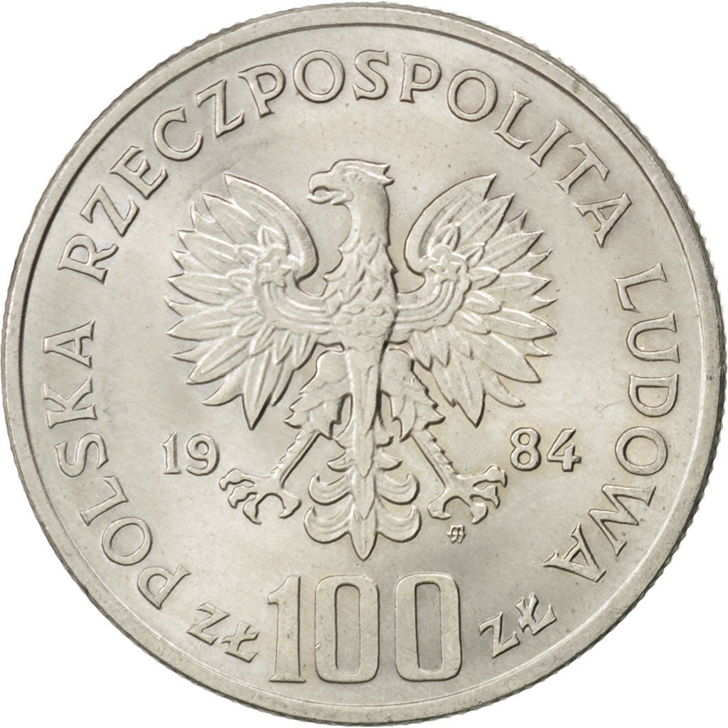 Coin, Poland, 100 Zlotych, 1984, MS(63), Copper-nickel, KM:148