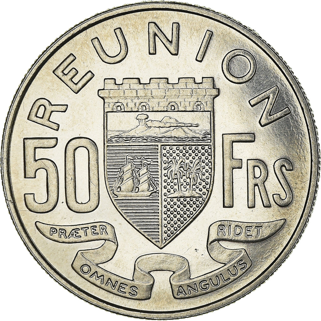 Coin, Réunion, 50 Francs, 1962, Paris, ESSAI, MS(60-62), Nickel, KM:E8