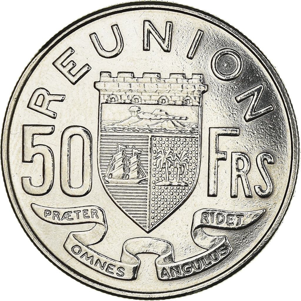 Coin, Réunion, 50 Francs, 1962, Paris, ESSAI, MS(60-62), Nickel, KM:E8