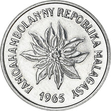 Coin, Madagascar, Franc, 1965, Paris, MS(65-70), Stainless Steel, KM:E6