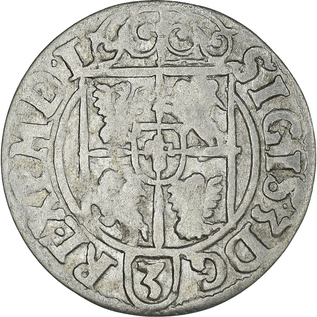 Moneta, Polska, Sigismund III, 3 Polker, 3 Poltorak - 1 Kruzierz, 1622