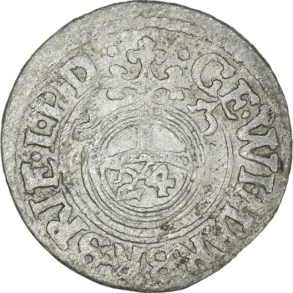 Moneta, Polonia, Sigismund III, 3 Polker, 3 Poltorak - 1 Kruzierz, 1623, BB