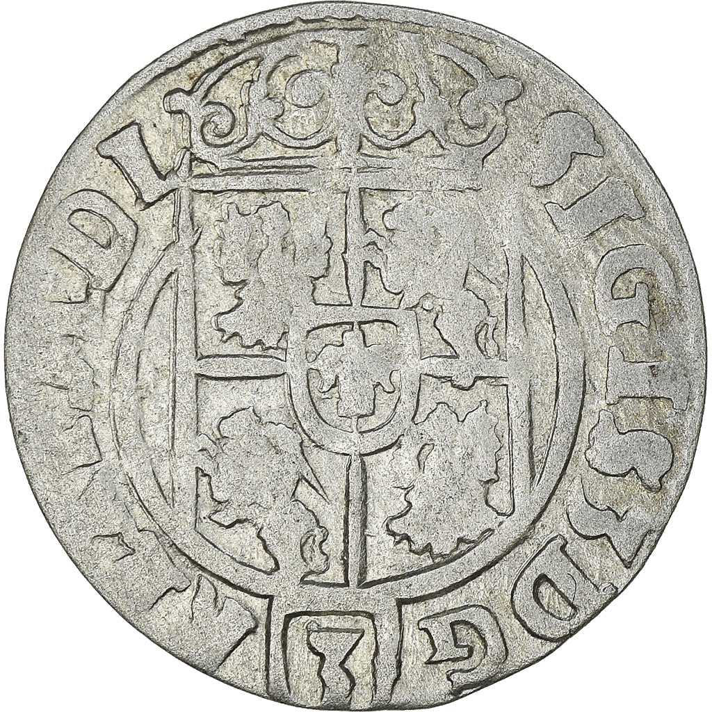 Münze, Polen, Sigismund III, 3 Polker, 3 Poltorak - 1 Kruzierz, 1624, SS+