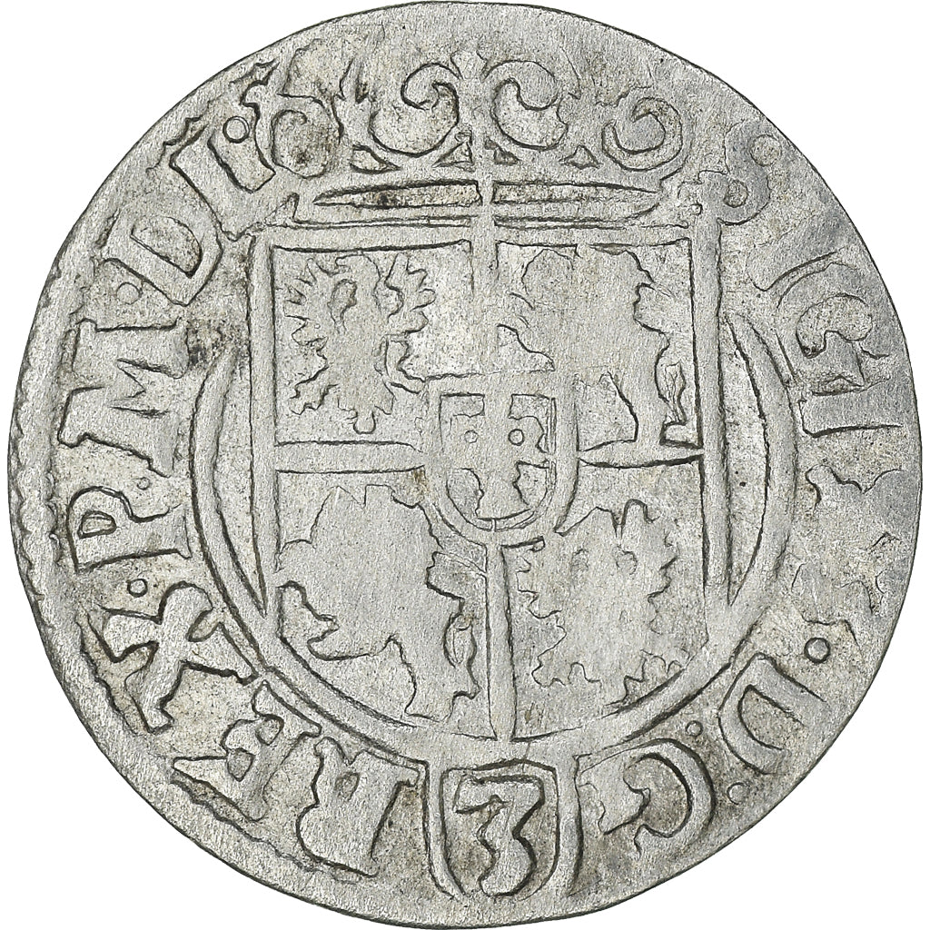 Moneda, Polonia, Sigismund III, 3 Polker, 3 Poltorak - 1 Kruzierz, 1627, EBC