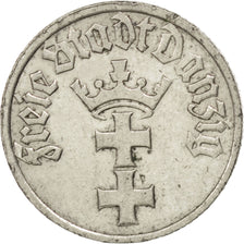 DANZIG, 1/2 Gulden, 1932, KM #153, VF(30-35), Nickel, 19.5, 2.97