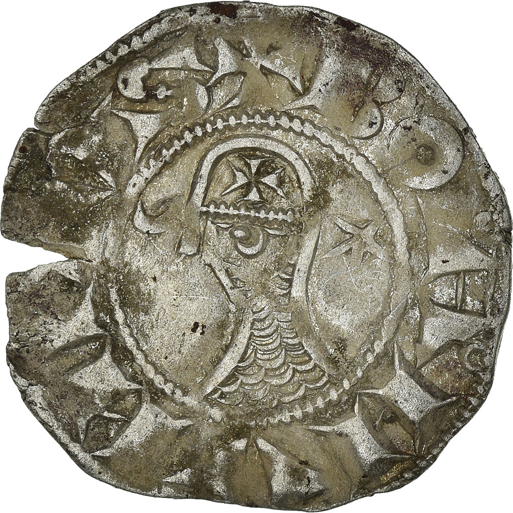 Moneta, Turcja, Crusader States, Bohemund III, Denier, 1163-1201, Antioch