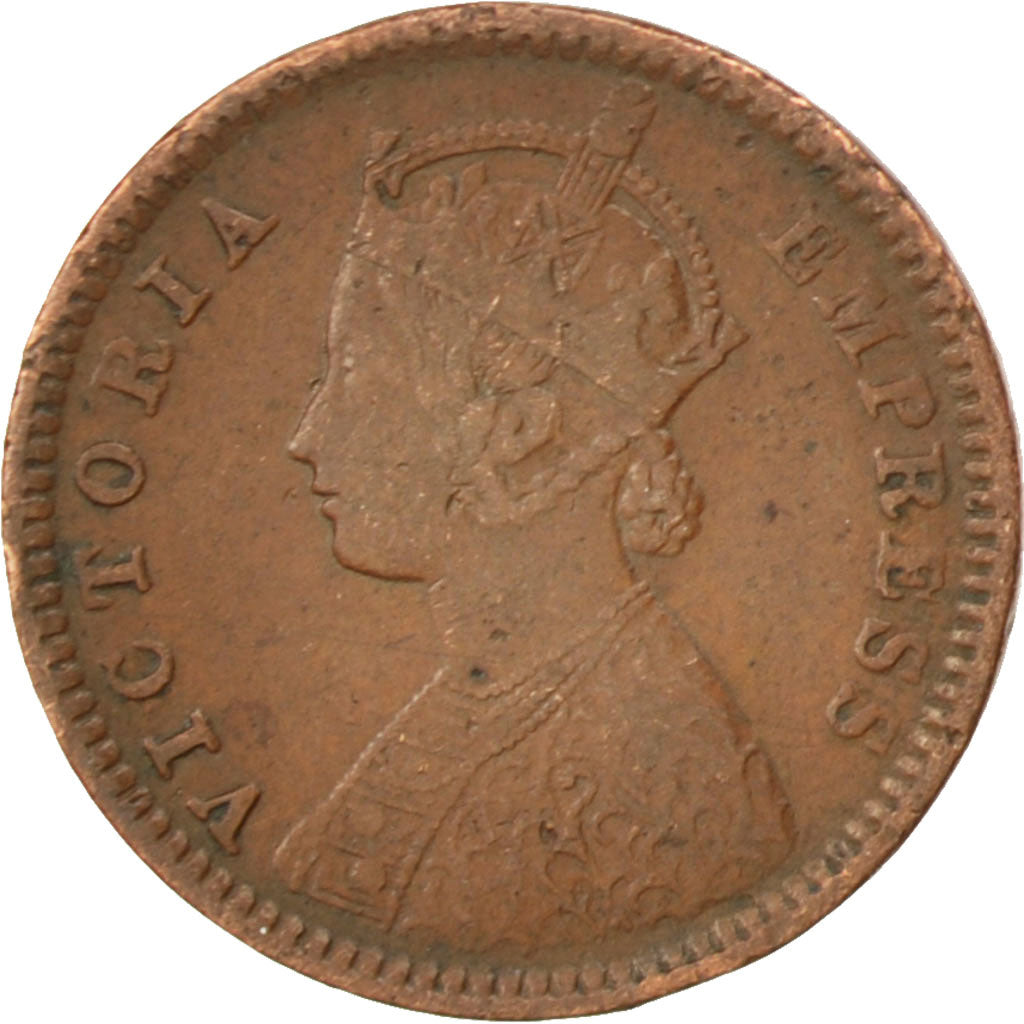 Indes Britanniques, Victoria, 1/12 Anna 1883, KM 483