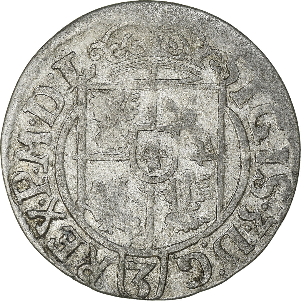 Moneta, Polska, Sigismund III, 3 Polker, 3 Poltorak - 1 Kruzierz, 1622