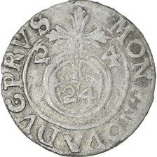 Moeda, Polónia, Sigismund III, 3 Polker, 3 Poltorak - 1 Kruzierz, 1624