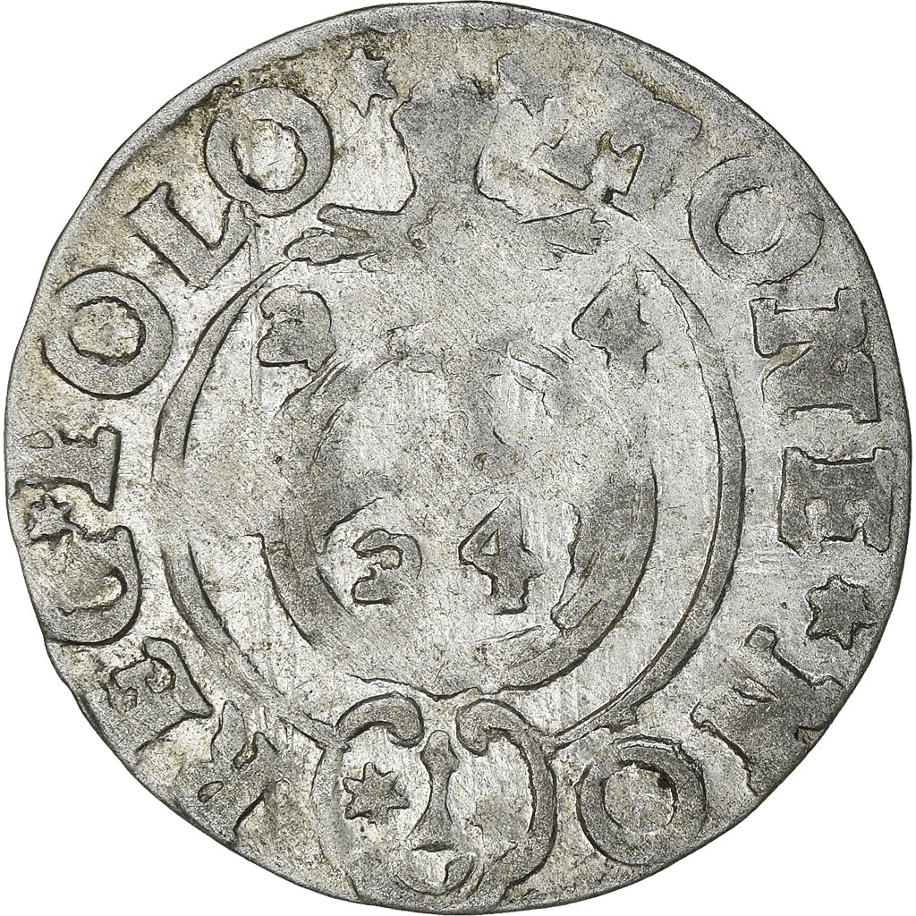Moneta, Polska, Sigismund III, 3 Polker, 3 Poltorak - 1 Kruzierz, 1624