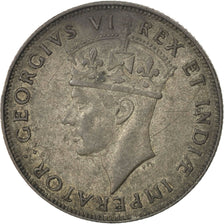 EAST AFRICA, Shilling, 1942, KM #28.1, AU(50-53), Silver, 27.7, 7.66