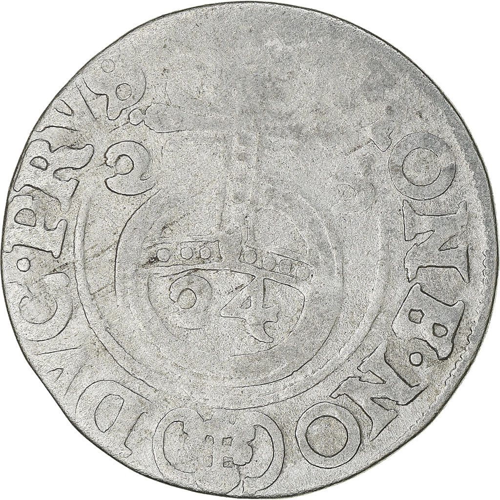 Moneta, Polonia, Sigismund III, 3 Polker, 3 Poltorak - 1 Kruzierz, 1625, BB