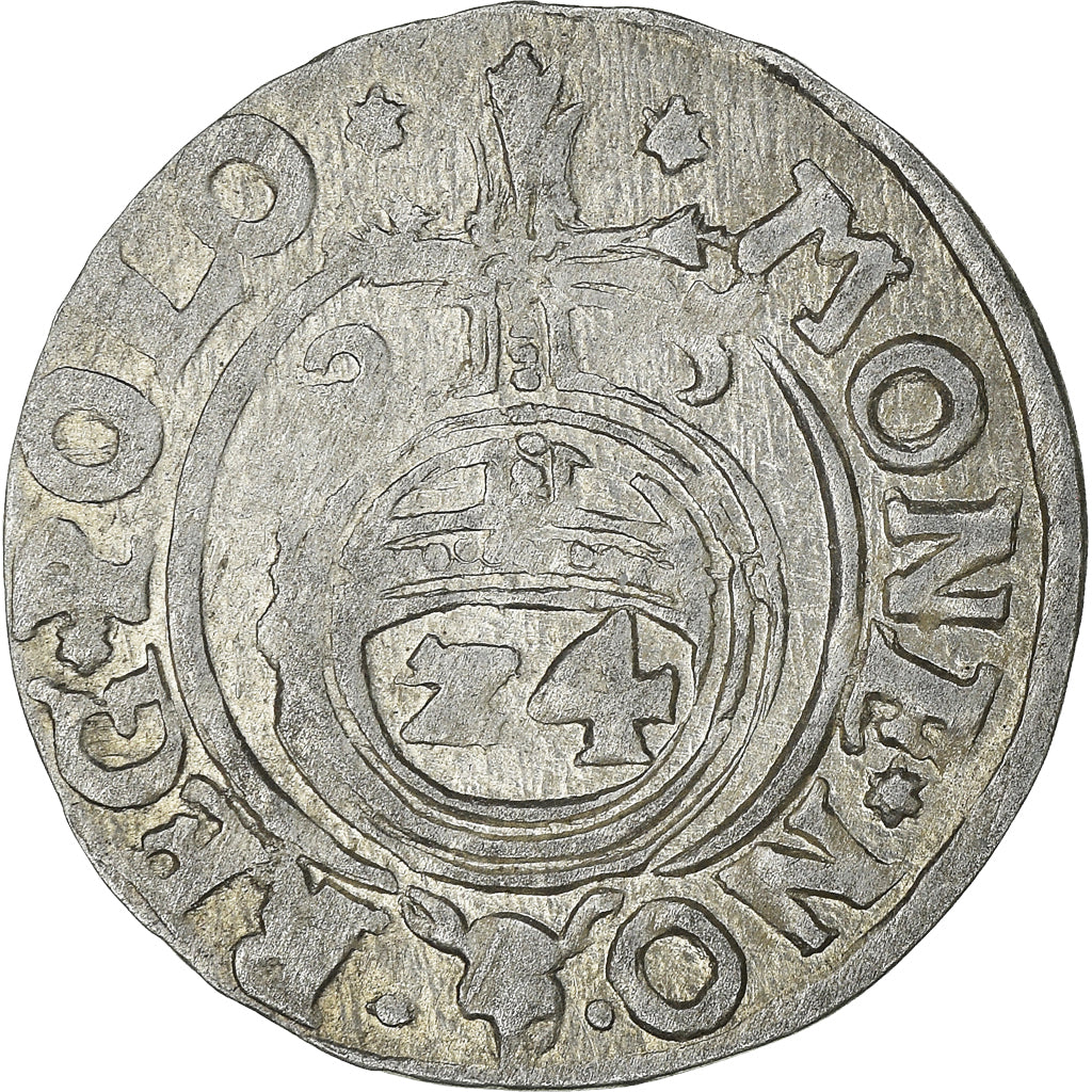 Coin, Poland, Sigismund III, 3 Polker, 3 Poltorak - 1 Kruzierz, 1625, AU(50-53)