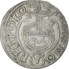 Coin, Poland, Sigismund III, 3 Polker, 3 Poltorak - 1 Kruzierz, 1627, AU(55-58)