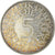 Coin, GERMANY - FEDERAL REPUBLIC, 5 Mark, 1973, Karlsruhe, AU(55-58), Silver