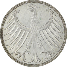 Moneta, GERMANIA - REPUBBLICA FEDERALE, 5 Mark, 1973, Munich, BB+, Argento