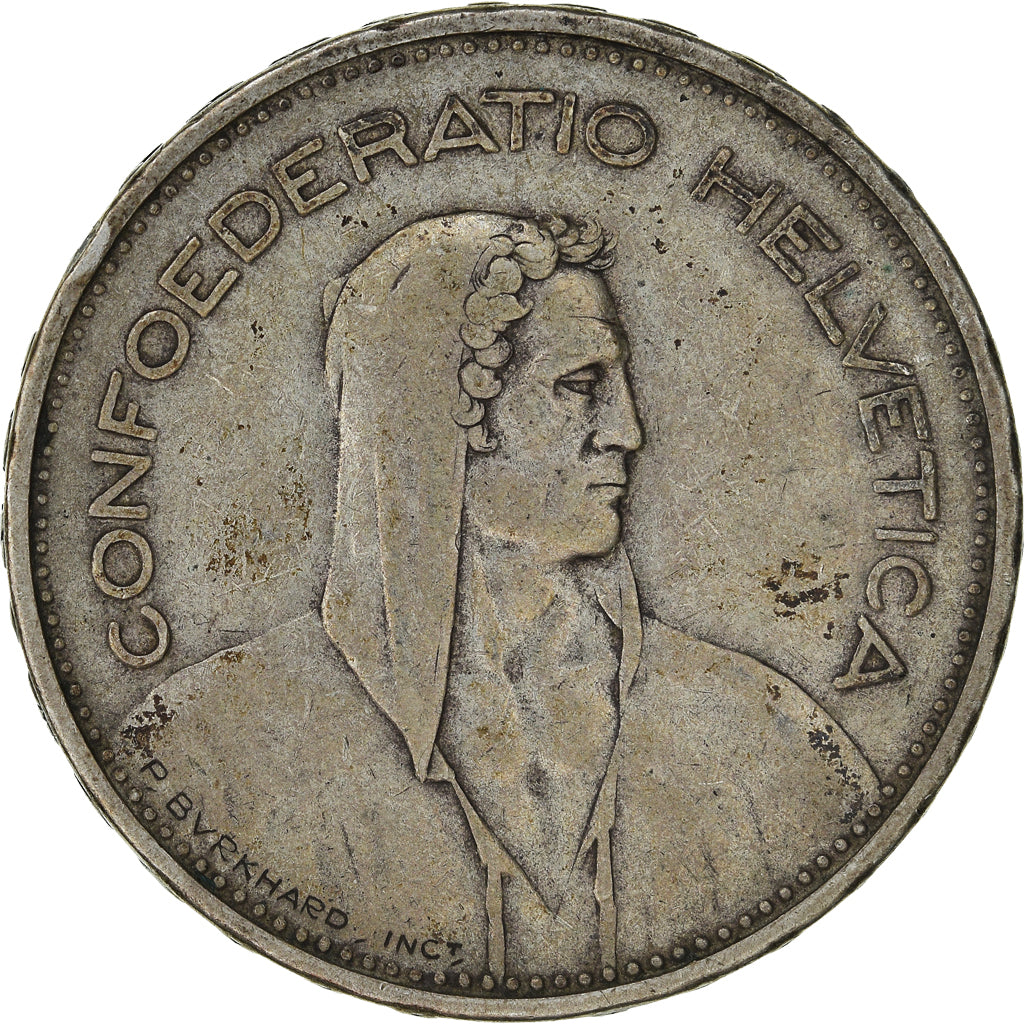 Monnaie, Suisse, 5 Francs, 1933, Bern, TTB, Argent, KM:40