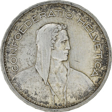 Coin, Switzerland, 5 Francs, 1953, Bern, AU(50-53), Silver, KM:40