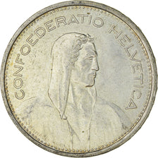 Coin, Switzerland, 5 Francs, 1967, Bern, AU(50-53), Silver, KM:40
