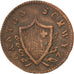 Suisse, Canton de Schwyz, 2 Rappen 1845, KM 62